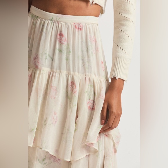 LoveShackFancy ~ Alex Midi Skirt - Picture 2 of 10